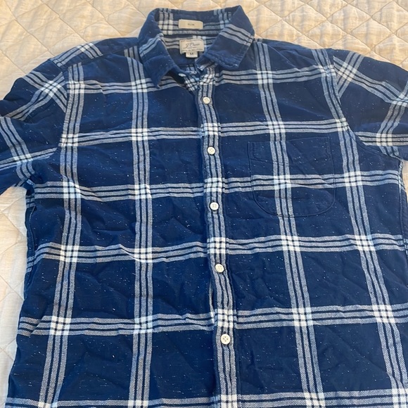 J Crew Slubby button Down Shirt - Picture 3 of 4